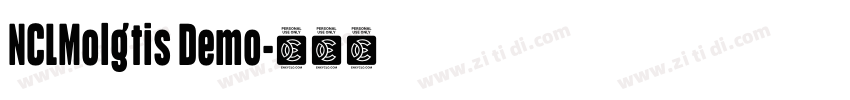 NCLMolgtis Demo字体转换